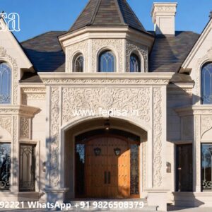 Grand Entrance Villa Design 5 Bhk Villa Design No-10381
