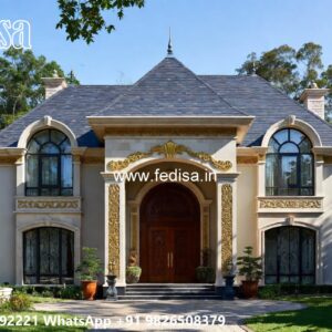 Backyard Villa Luxury Design Villa Roof Design No-10399