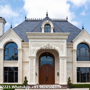Budget Classic Villa Design Tips Villa Boundary Wall Design No-10407