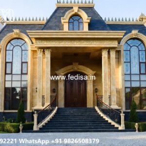 Vintage House Style Big Villa Design No-10421