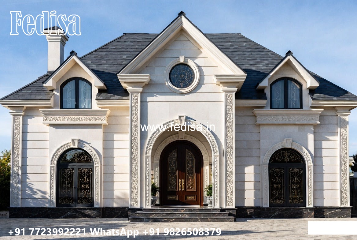 Traditional Home Facade Villa Bedroom Design No-10426