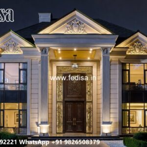 Brick Classic House Design Luxury Villa Interior No-10431