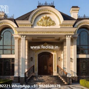Luxury Classic House Interior Ideas Single Storey Villa Design No-10449