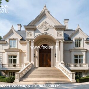 Classic Home Exterior Traditional Villa Design No-10463
