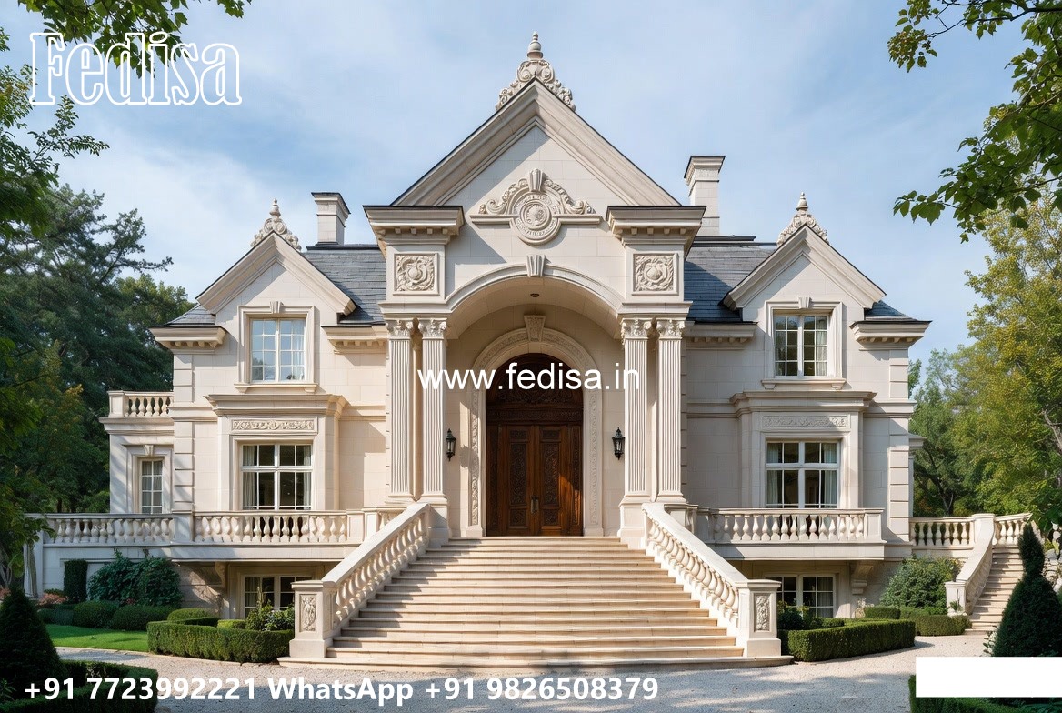Classic Home Exterior Traditional Villa Design No-10463