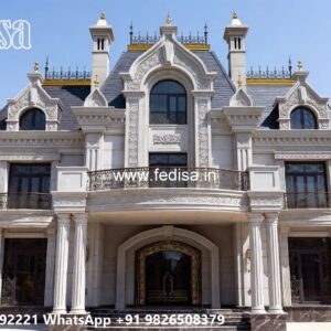 Traditional House Facade Modern Villa Facade Design No-10464