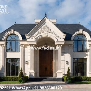 European Style Villa 4 Bhk Independent House Design No-10496