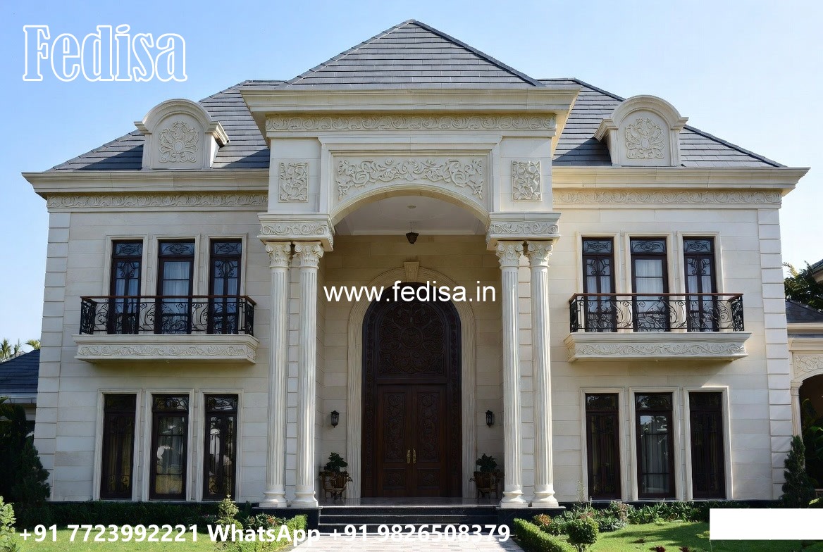 Classic Home Exterior Design Villa Structure Design No-10497
