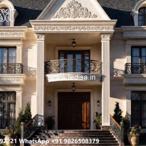 Villa With Columns Design Modern 6 Bedroom House Design No-10504