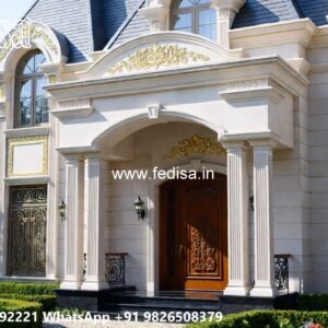 Luxury Front Elevation Villa Single Floor Villa Design No-10505