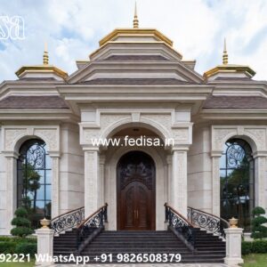 Marble Flooring Villa Design White Modern Villa No-10515