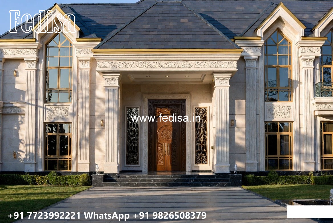Classic House Design 6 Bedroom Villa Design No-10539
