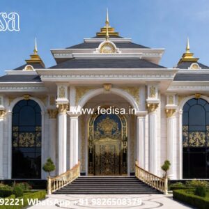 Luxury Classic House Two Floor Villa Design No-10542