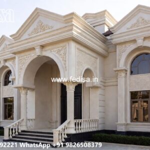Vintage House Style Villa Front Door Design No-10543