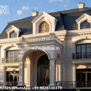 Classic House Exterior Modern Duplex Villa Design No-10547