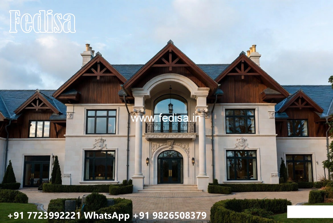 Stone Exterior Classic Home New Classic Villa Exterior Design No-10554