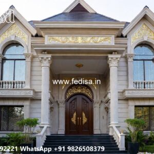 Luxury Classic House Interior Ideas Two Storey Villa Design No-10571