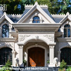Classic Home Style Simple Modern Villa Design No-10578