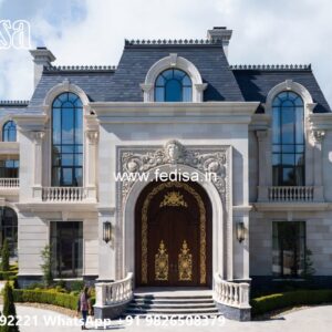 Classic Front Elevation New Classic Design Villa No-10588