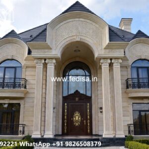 Classic Home Front Elevation Design Outdoor Villa Design No-10610