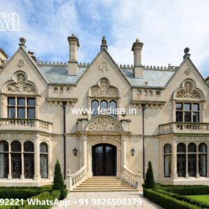 Vintage Villa Style Villa Basement Design No-10621