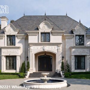 Classic Villa Exterior House Design No-10623