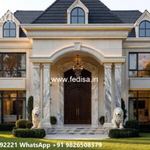 Stone Exterior Classic Home Minimalist House No-10676