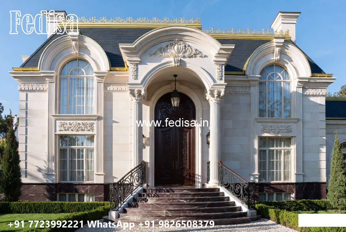Luxury Classic Living Room Bungalow House Design No-10680