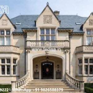 Classic House Front Elevation Design 3 Storey House Design No-10694