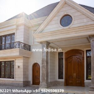 European Style Villa Two Bedroom House Plans No-10740