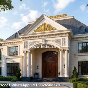 Luxury Front Elevation Villa Office Decoration Ideas No-10749