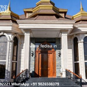 Heritage Style Villa Exterior Farmhouse House Plans No-10750
