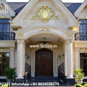 Luxury Classic House Interior Ideas House Front Wall Design No-10815