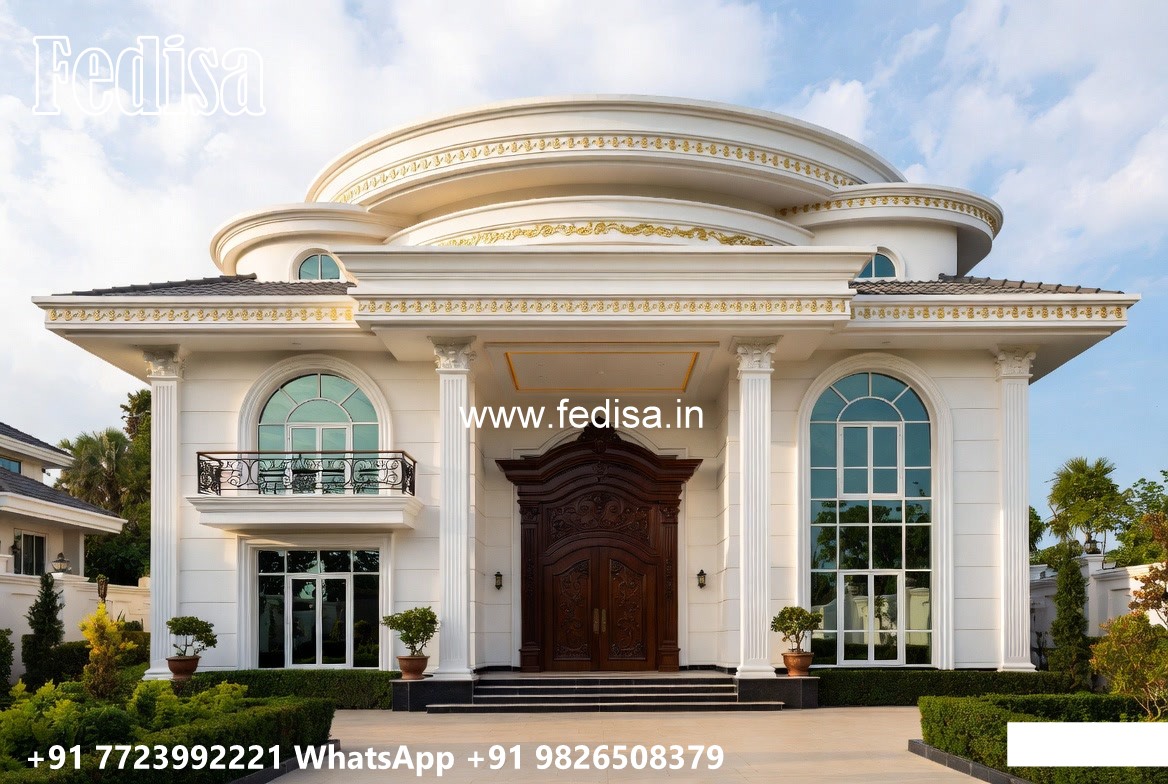 Traditional House Facade Home Theater Ideas No-10830