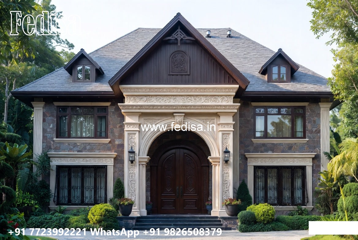 Columns House Design One Bedroom House Plans No-10834