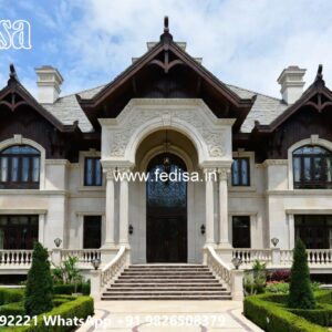 Classic Home Garden Design Building Front Design No-10845