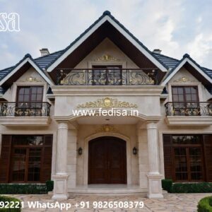 Traditional Villa Architecture 4 Marla House Design No-10861