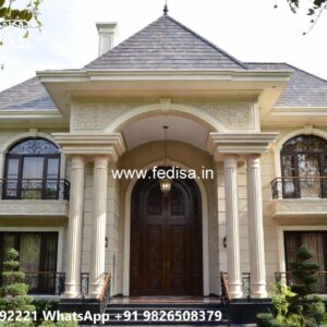 Neoclassical Villa Facade Bar Cabinet Ideas No-10868