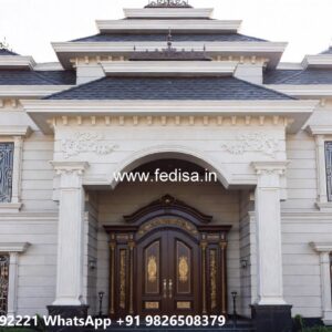 Villa With Columns Design Minimalist Home Decor No-10870