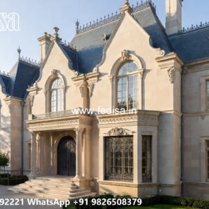 Classic Villa Front Elevation Design Bungalow Plans No-10896