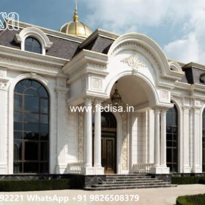 Classic House Design Front Entrance Ideas No-10905