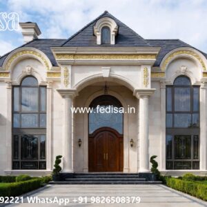 House With Columns Exterior Terrace House Design No-10918