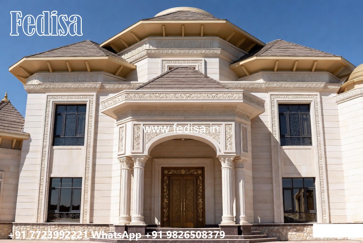 European Style Villa Loft House Design No-10984