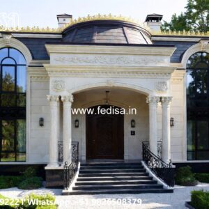 Luxury Classic Villa Exterior Design Ideas Two Floor House Design No-11012