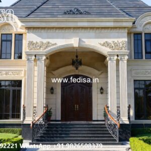 Brick Classic House Design Home Balcony Design No-11041