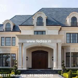 Traditional Landscaping Ideas Front Wall Design In Indian House No-11052