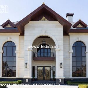 Traditional Home Design With Modern Touch Courtyard House Plans No-11100