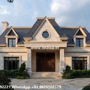 Luxury Classic Villa Home Front Wall Design No-11104