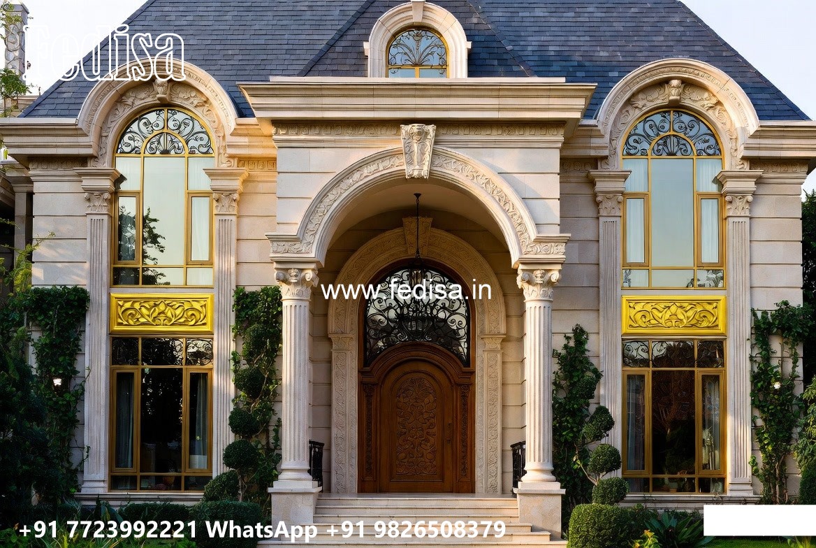 European Style Villa One Storey House Design No-11106