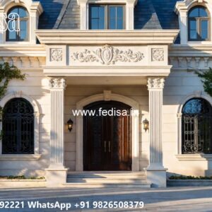 Symmetrical Villa Architecture Single House Design No-11117